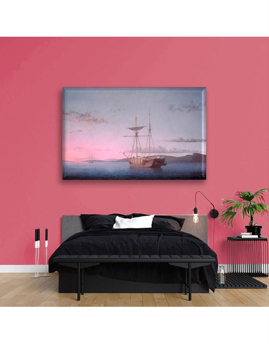 Cuadro decorativo Lumber schooners en la noche en penobscot bay 6