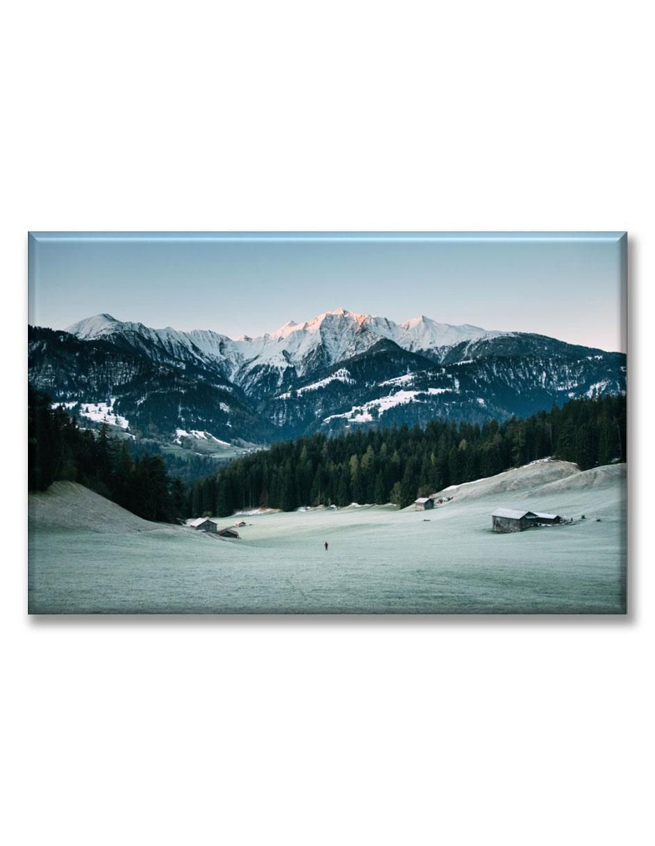 Cuadro decorativo Industria Grafica Ciento 23 Bosque nevado