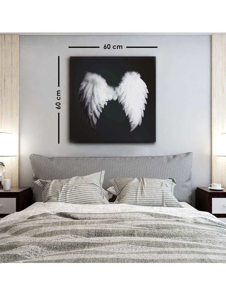 Cuadro decorativo Ala de ángel esponjosas con barniz a registro 5