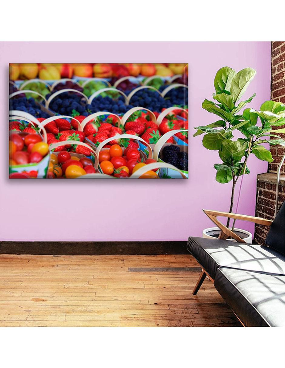 Cuadro decorativo Industria Grafica Ciento 23 Canastas de frutas
