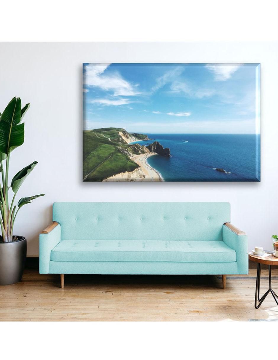 Cuadro decorativo Vista panorámica de la playa 6