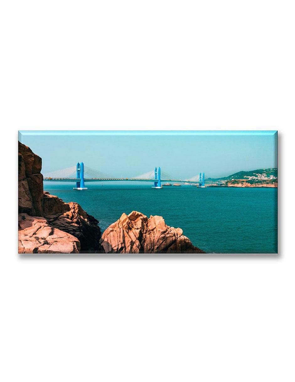 Cuadro decorativo Industria Grafica Ciento 23 Puente en el mar