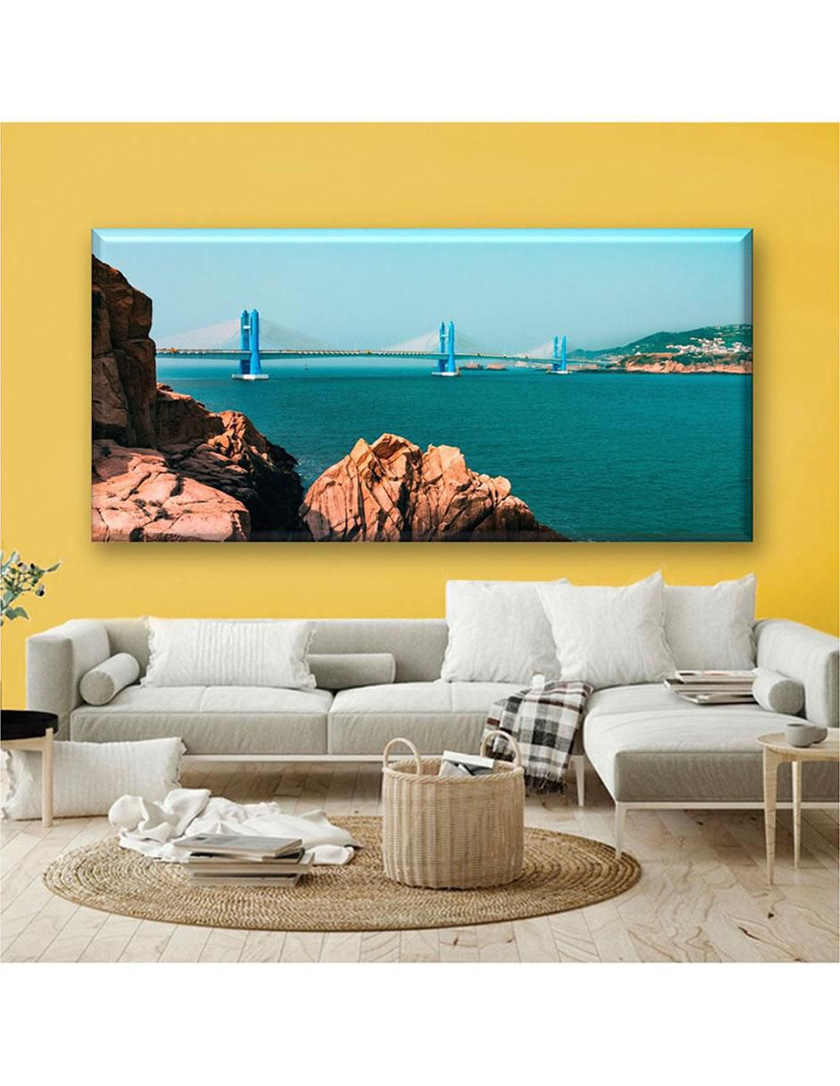 Cuadro decorativo Industria Grafica Ciento 23 Puente en el mar