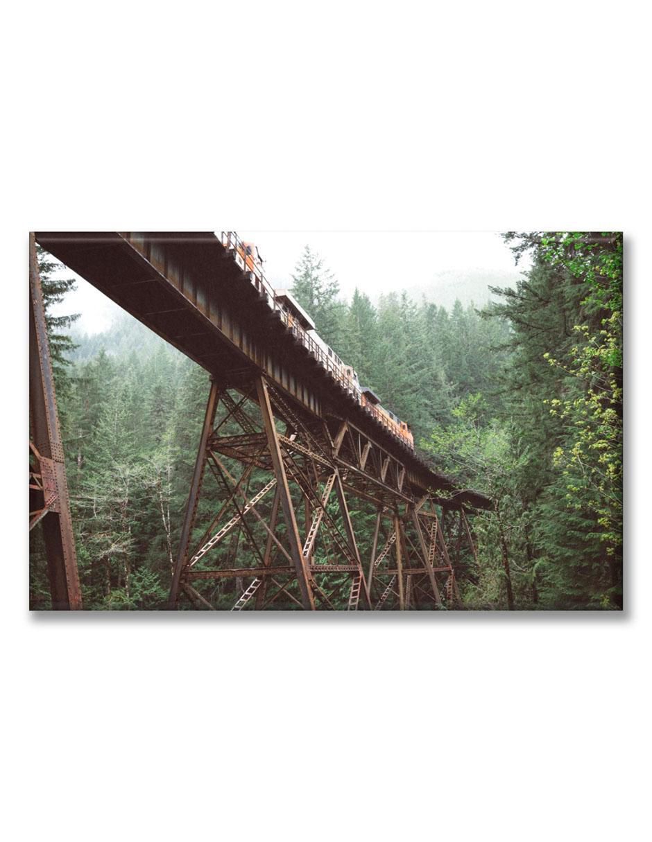 Cuadro decorativo Industria Grafica Ciento 23 Tren en el bosque