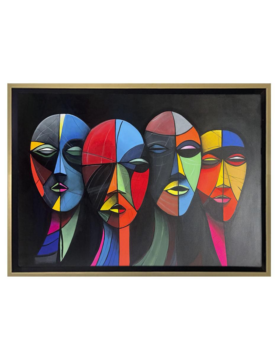 Pintura Reflejos Del Silencio técnica acrílico Faces Pintura Reflejos Del Silencio técnica acrílico Faces