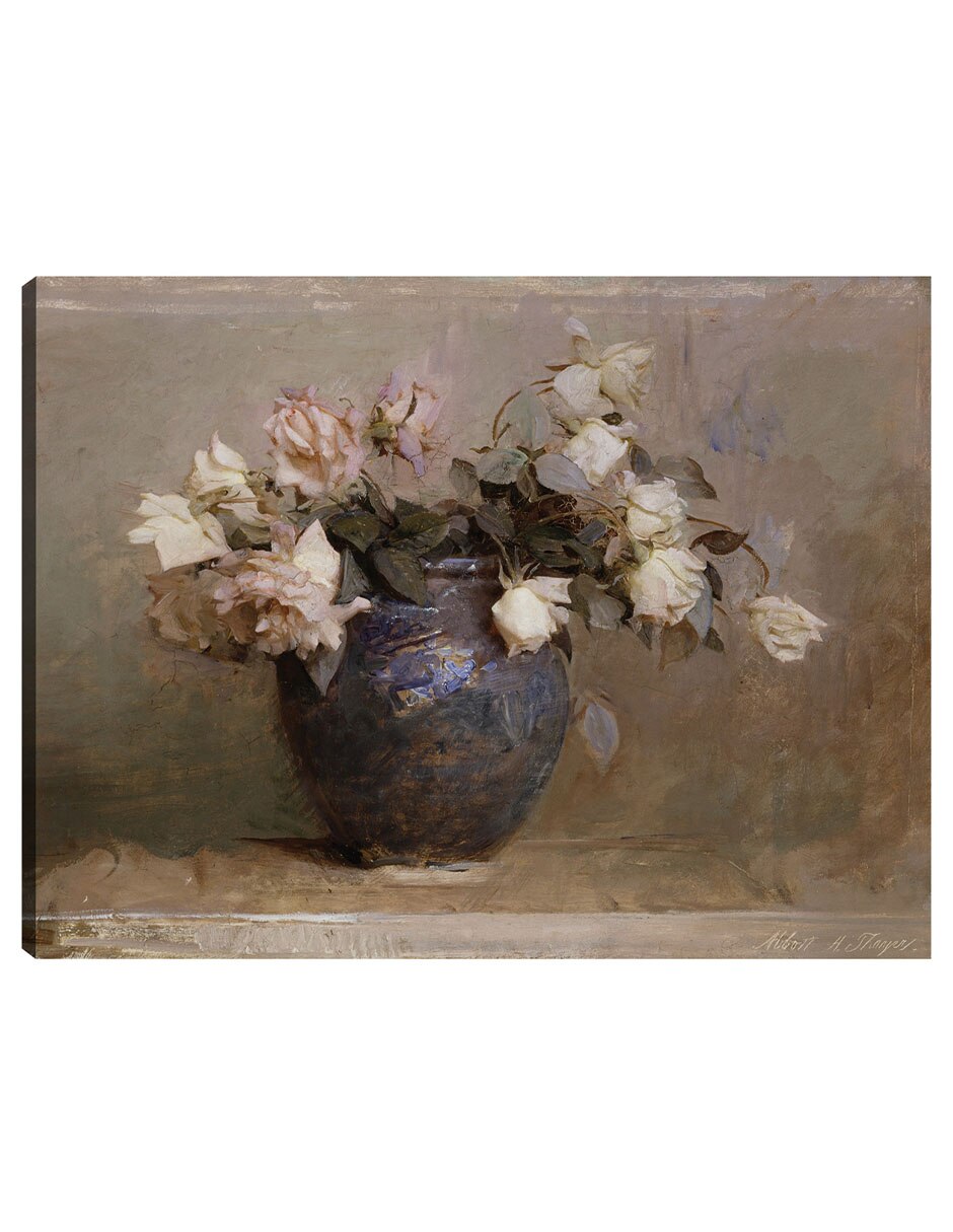 Cuadro decorativo Rosas (1890) Handerson técnica mixta Floreros Cuadro decorativo Rosas (1890) Handerson técnica mixta Floreros