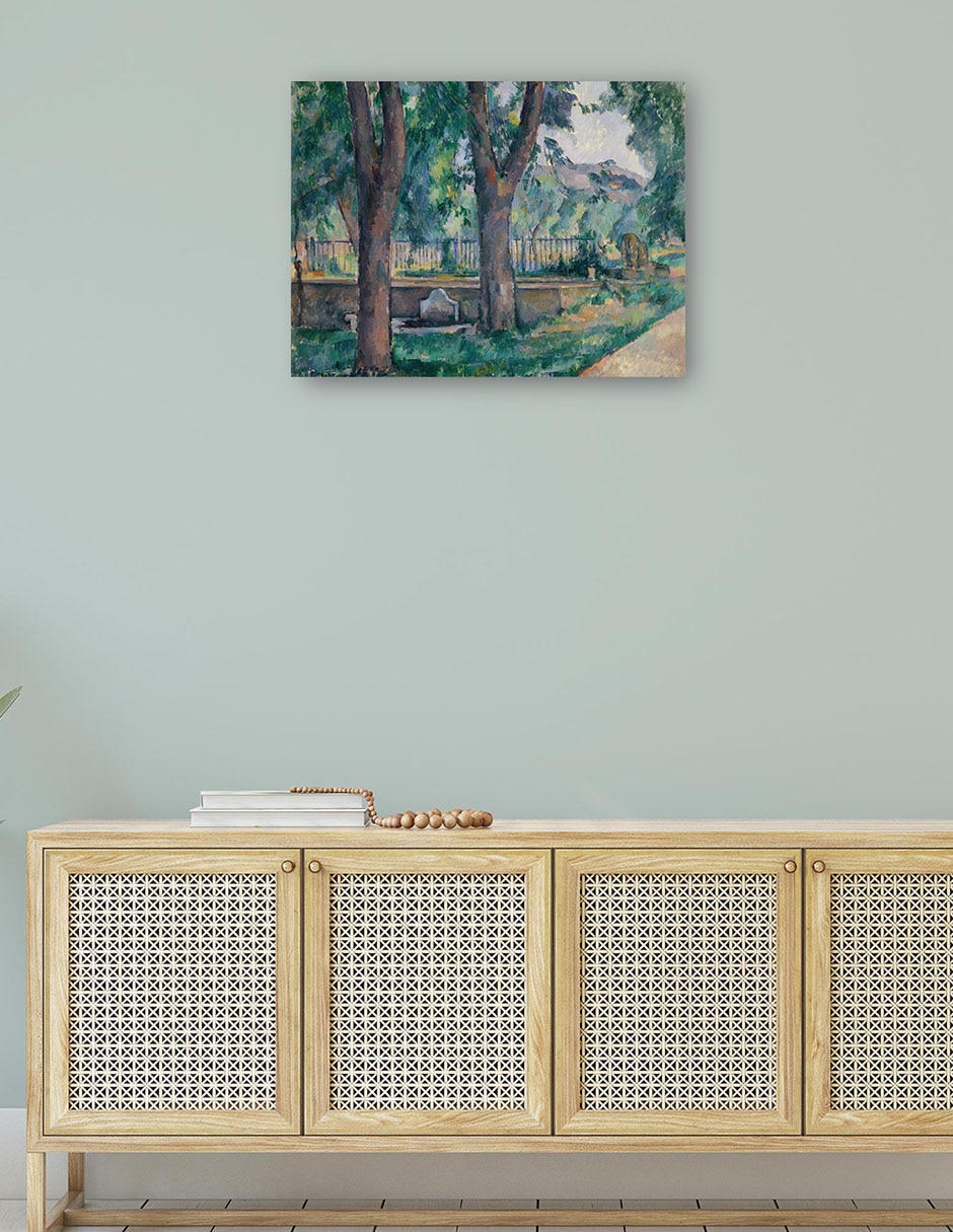 Cuadro decorativo La piscina de Jas de Bouffan 2 mixta Campos 4