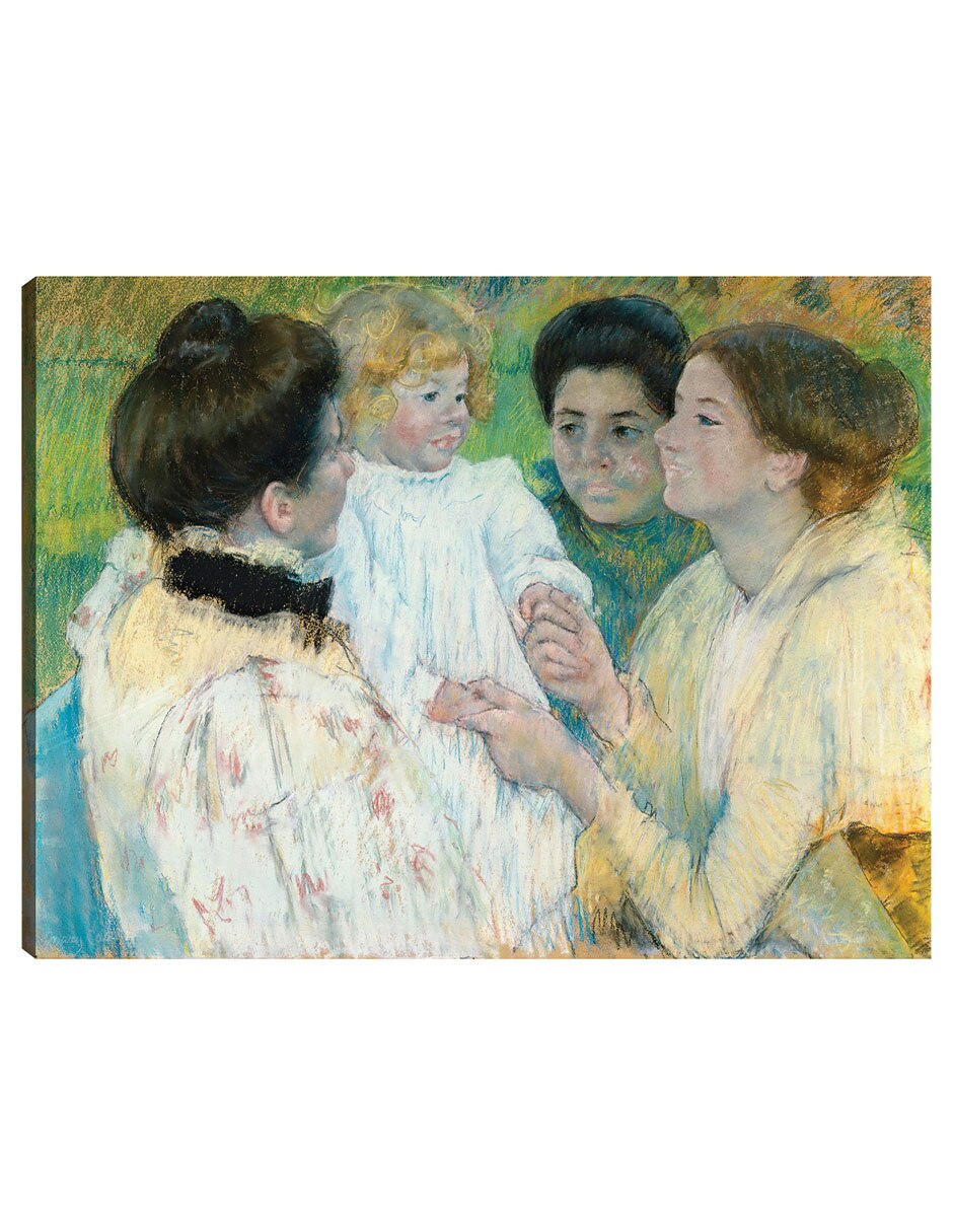 Cuadro decorativo Mujeres Admirando A Un Niño (1897) técnica mixta Gente Cuadro decorativo Mujeres Admirando A Un Niño (1897) técnica mixta Gente
