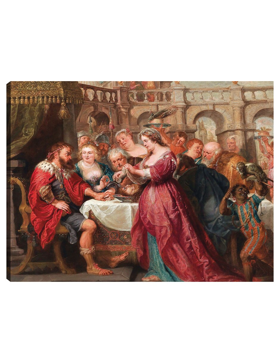 Cuadro decorativo La Fiesta De Herodes (Hacia 1638-1640) técnica mixta Religión Y Espiritualidad Cuadro decorativo La Fiesta De Herodes (Hacia 1638-1640) técnica mixta Religión Y Espiritualidad