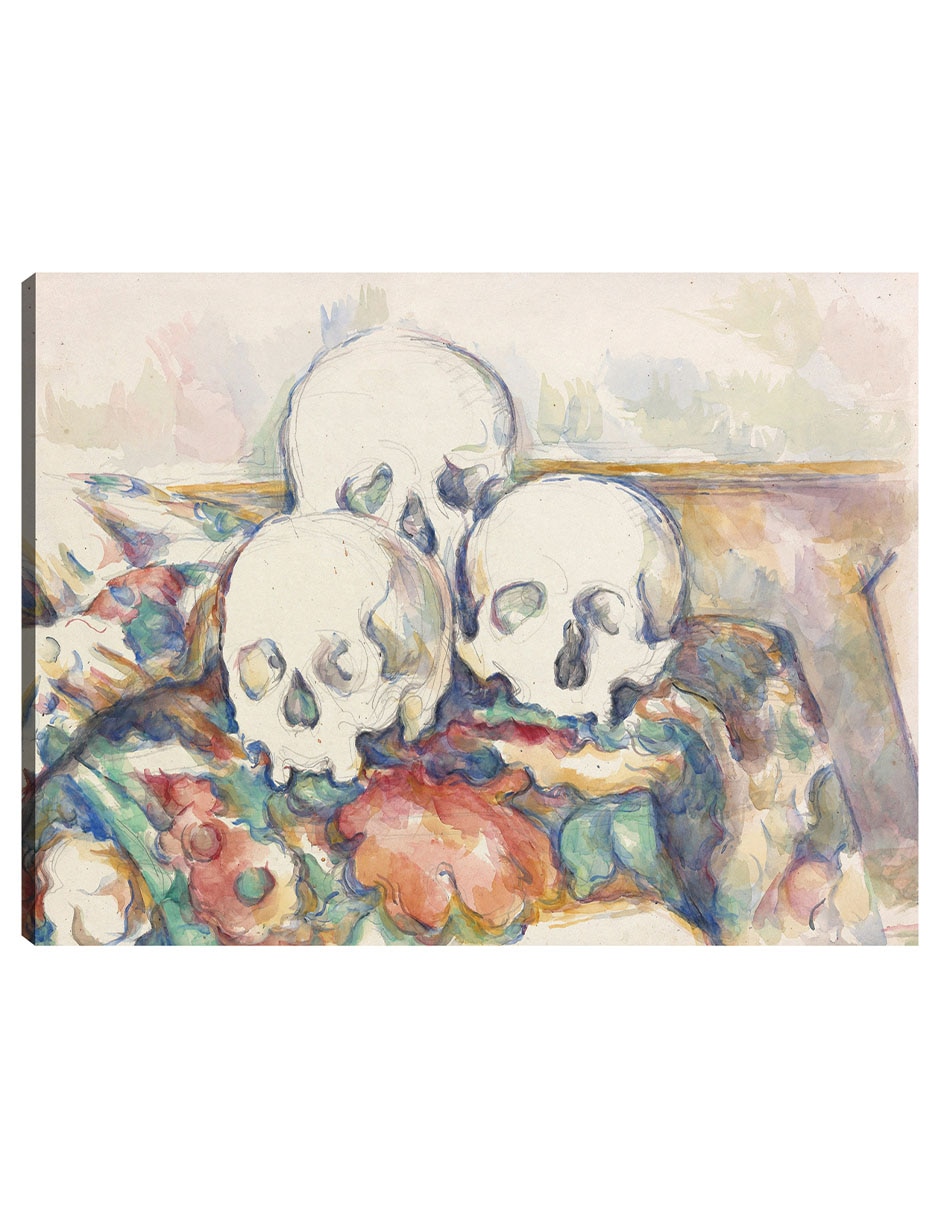 Cuadro decorativo Las Tres Calaveras (1902-1906) técnica mixta