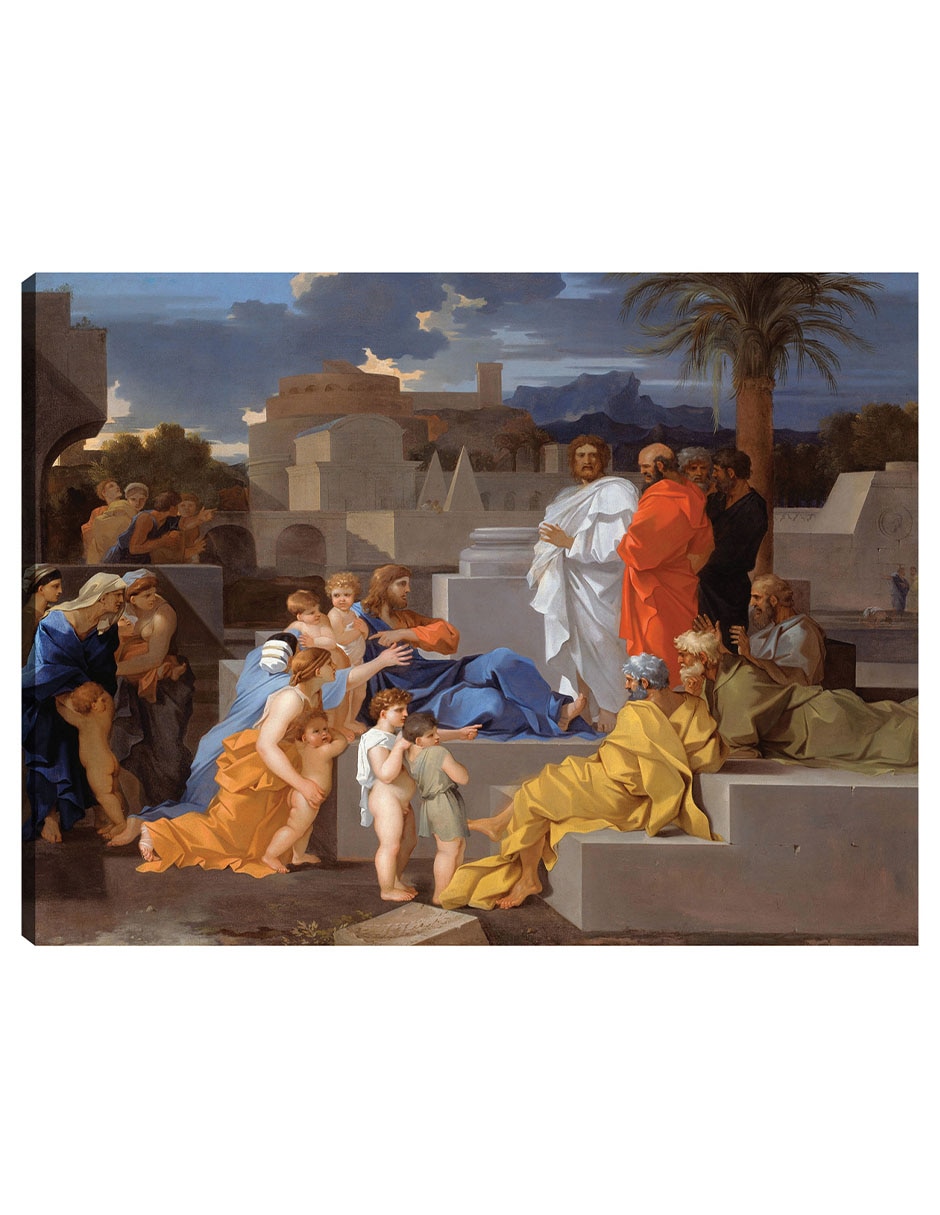 Cuadro decorativo Cristo Recibiendo A Los Niños (C. 1655) técnica mixta Religión Y Espiritualidad Cuadro decorativo Cristo Recibiendo A Los Niños (C. 1655) técnica mixta Religión Y Espiritualidad