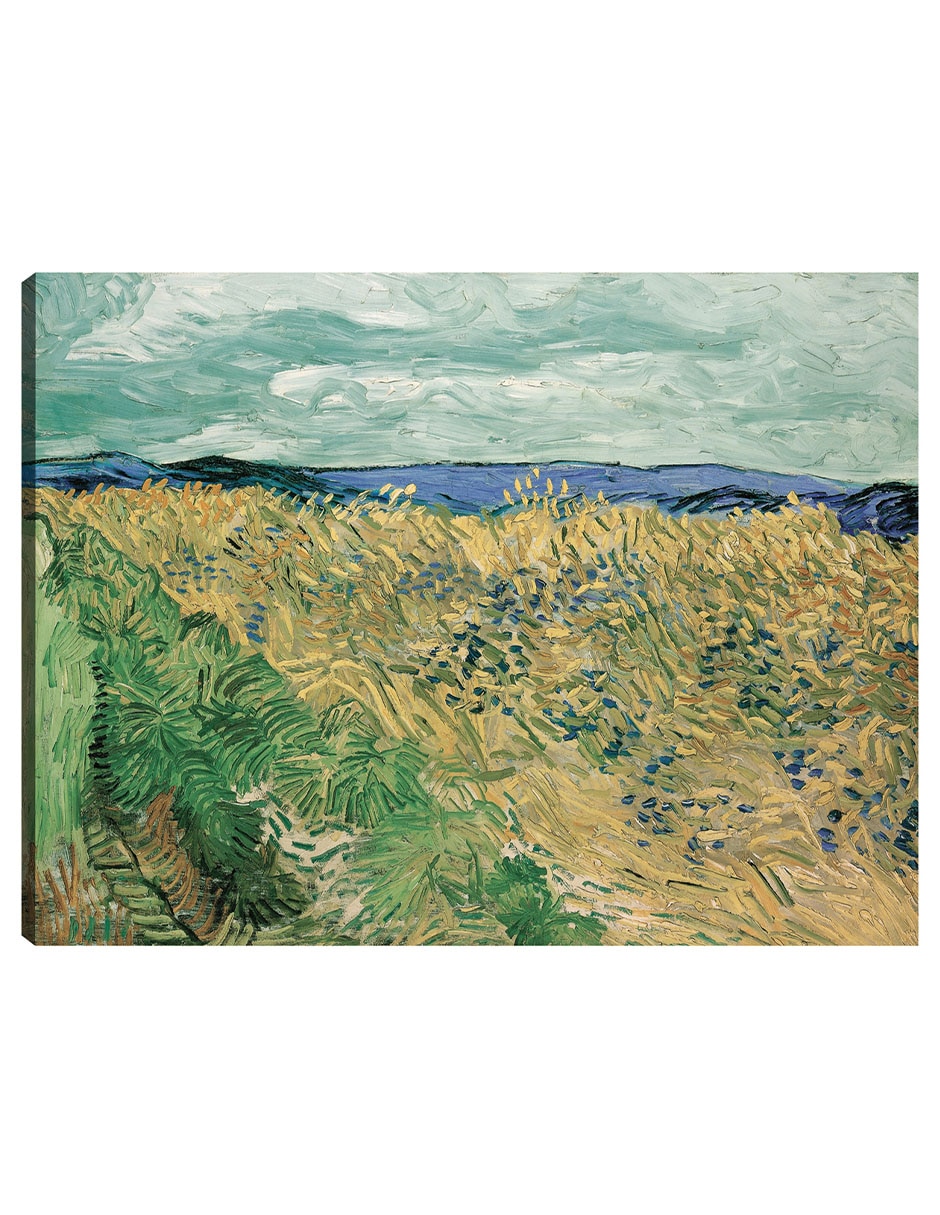 Cuadro decorativo Campo De Trigo Con Acianos (1890) técnica mixta Campos