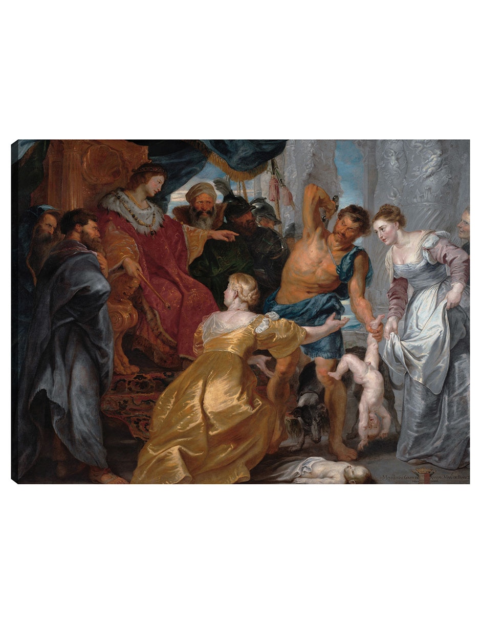 Cuadro decorativo El Juicio De Salomón (1617) técnica mixta Religión Y Espiritualidad Cuadro decorativo El Juicio De Salomón (1617) técnica mixta Religión Y Espiritualidad