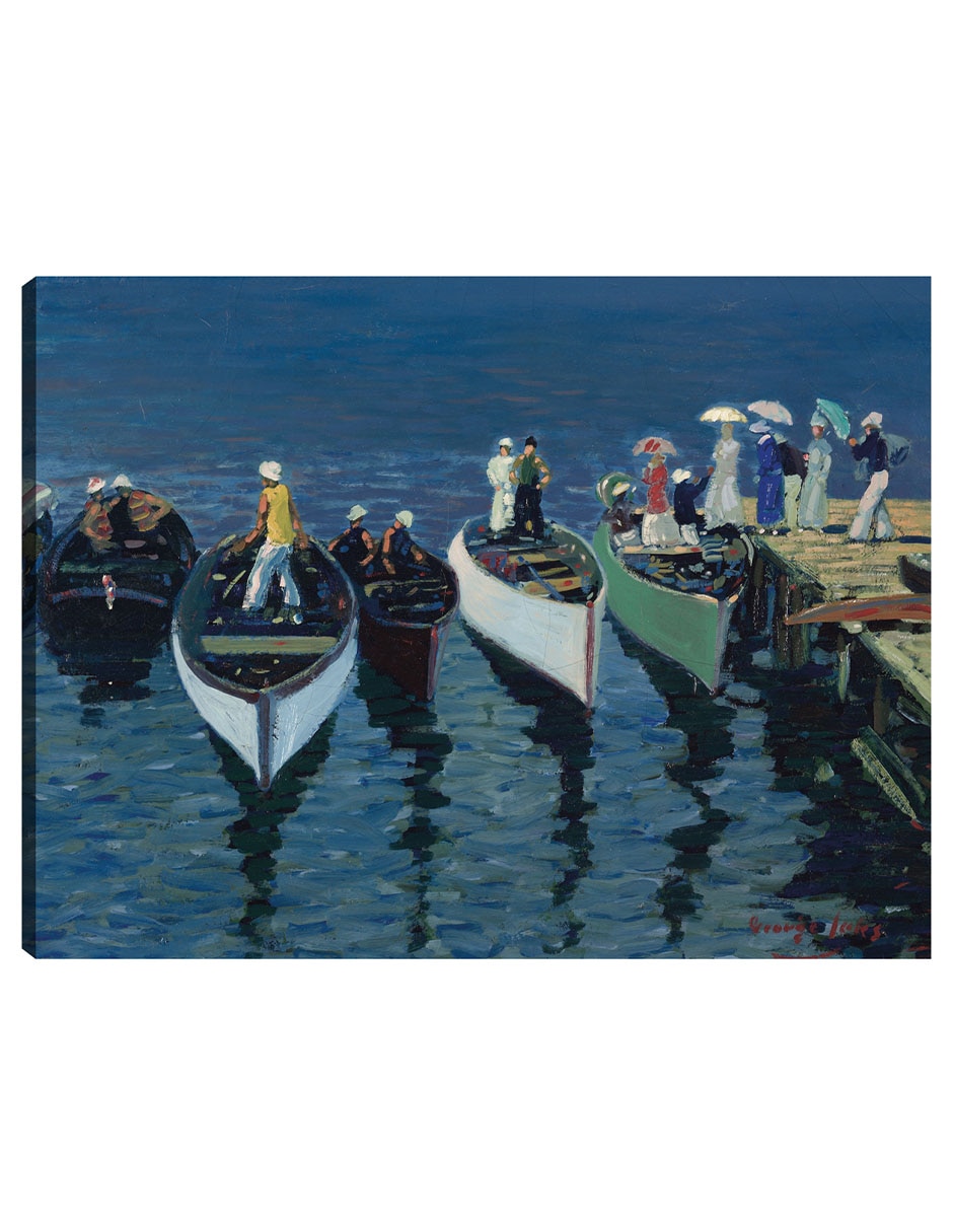 Cuadro decorativo Vacaciones En El Hudson (C. 1912) técnica mixta Navegación Cuadro decorativo Vacaciones En El Hudson (C. 1912) técnica mixta Navegación