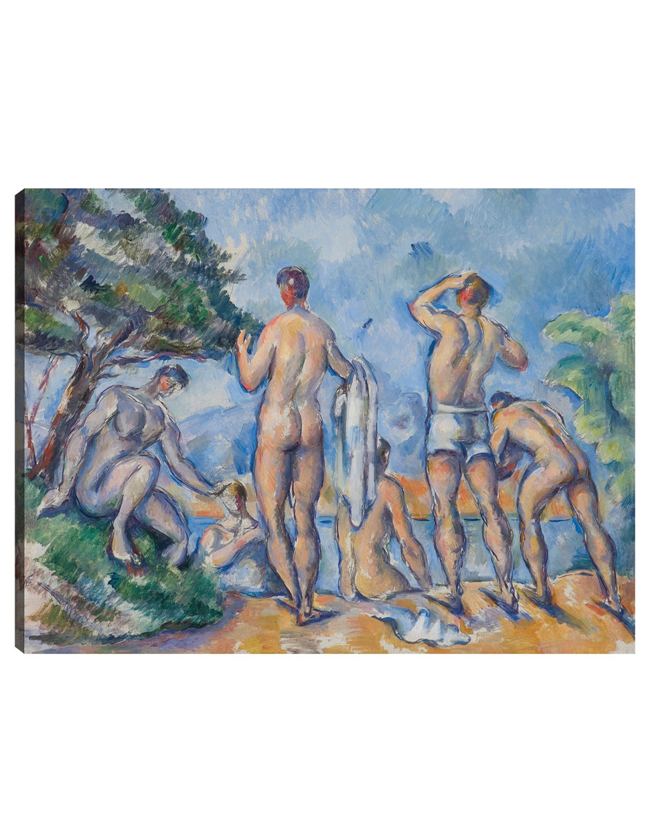 Cuadro decorativo Bañistas (1890-1892) técnica mixta Gente Cuadro decorativo Bañistas (1890-1892) técnica mixta Gente