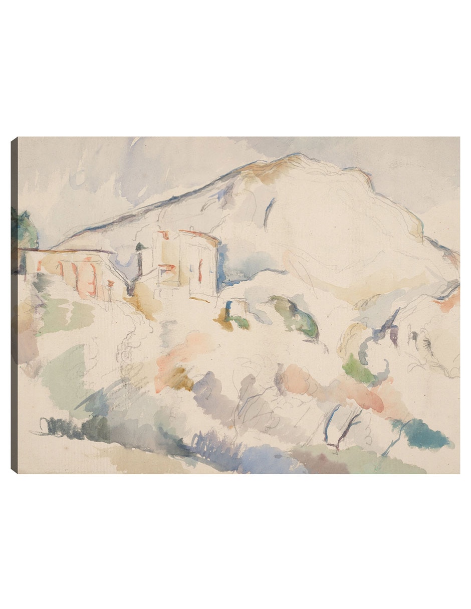 Cuadro decorativo Castillo Negro Y Mont Sainte-Victoire, C. 1890-1895 técnica mixta Inspiración