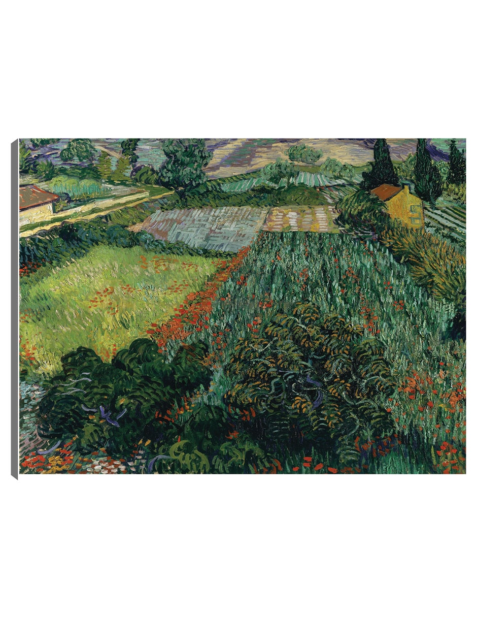 Cuadro decorativo Campo De Amapolas (1889) técnica mixta Campos Cuadro decorativo Campo De Amapolas (1889) técnica mixta Campos