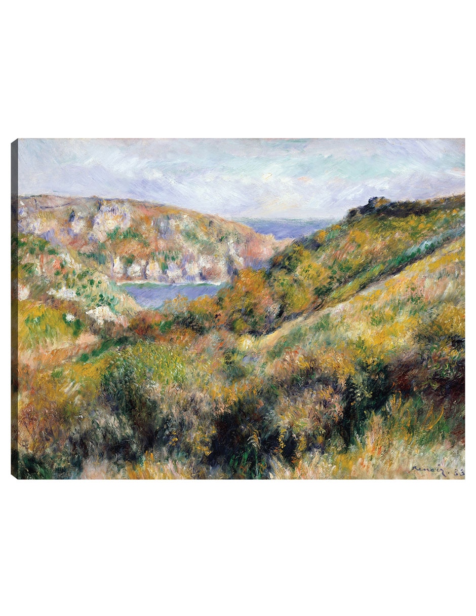Cuadro decorativo Colinas Alrededor De La Bahía De Moulin Huet, Guernsey (1883) técnica mixta Lagunas Cuadro decorativo Colinas Alrededor De La Bahía De Moulin Huet, Guernsey (1883) técnica mixta Lagunas
