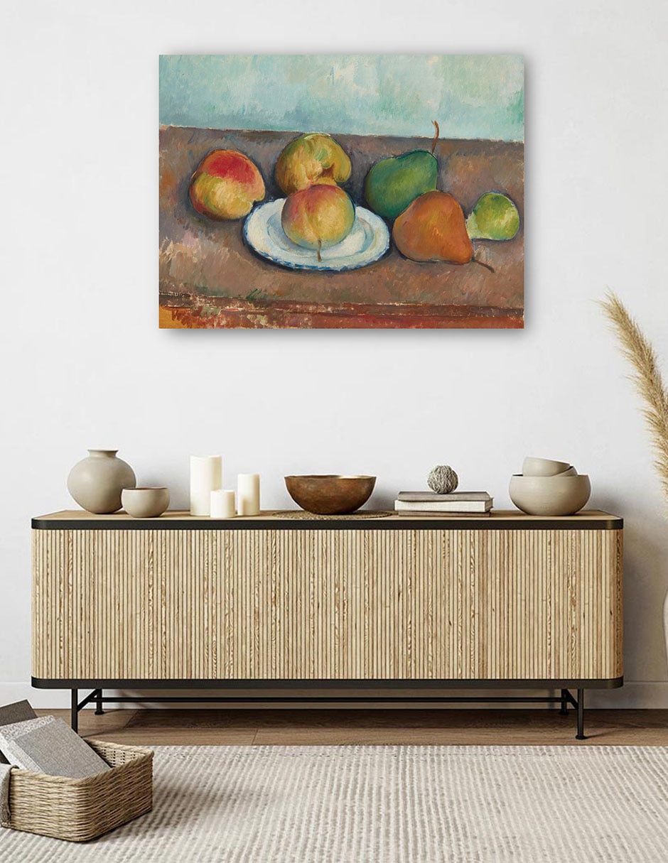Cuadro decorativo Naturaleza muerta, manzanas y peras (hacia 1888-90) técnica mixta 12