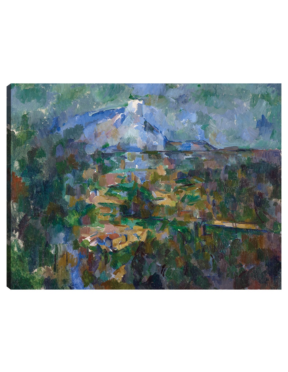 Cuadro decorativo El Mont Sainte-Victoire Visto Desde Les Lauves (1904) técnica mixta Campos Cuadro decorativo El Mont Sainte-Victoire Visto Desde Les Lauves (1904) técnica mixta Campos