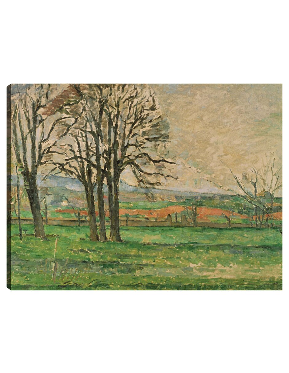 Cuadro decorativo Los Árboles Desnudos En Jas De Bouffan técnica mixta Campos Cuadro decorativo Los Árboles Desnudos En Jas De Bouffan técnica mixta Campos