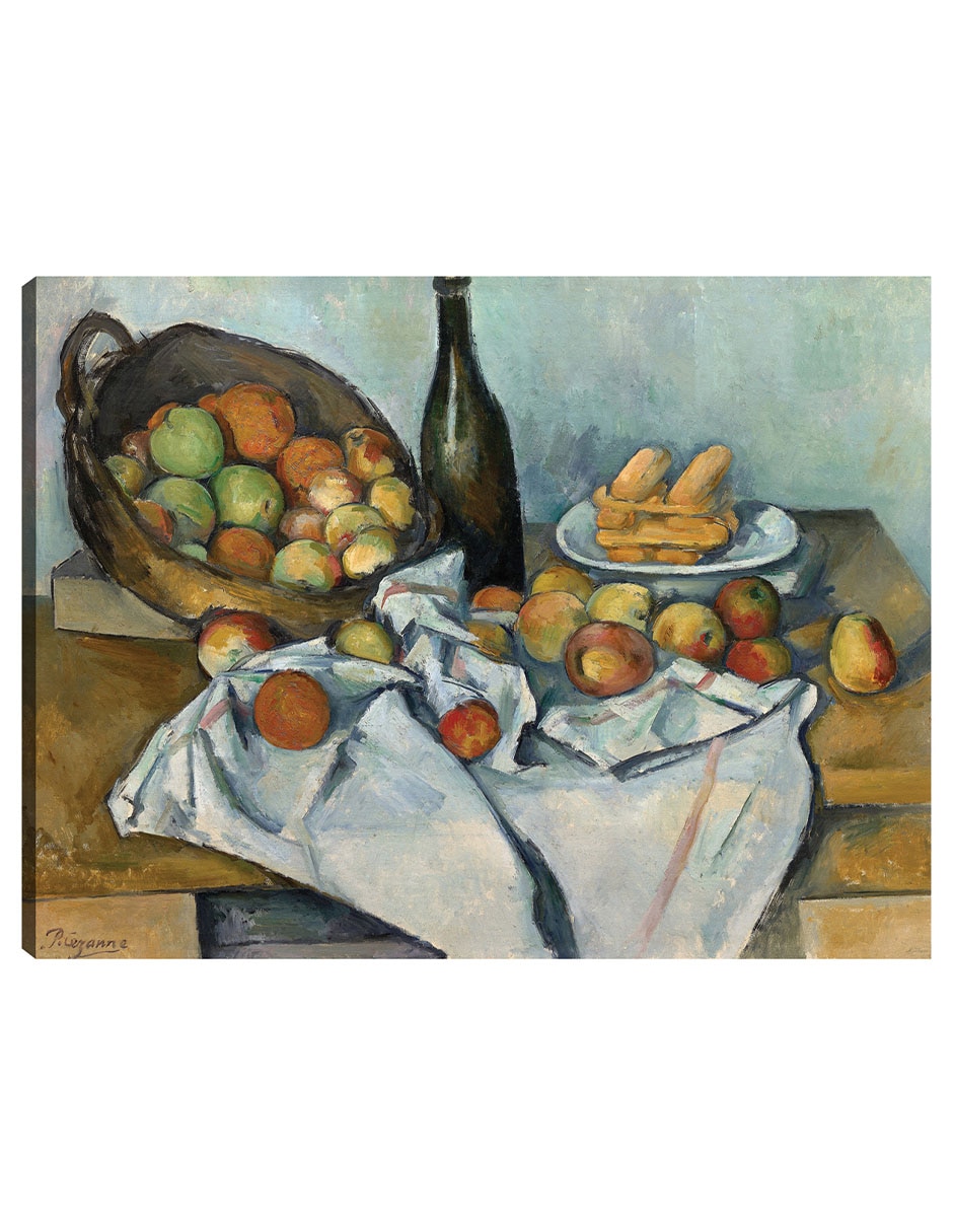 Cuadro decorativo La Cesta De Manzanas (1893) técnica mixta