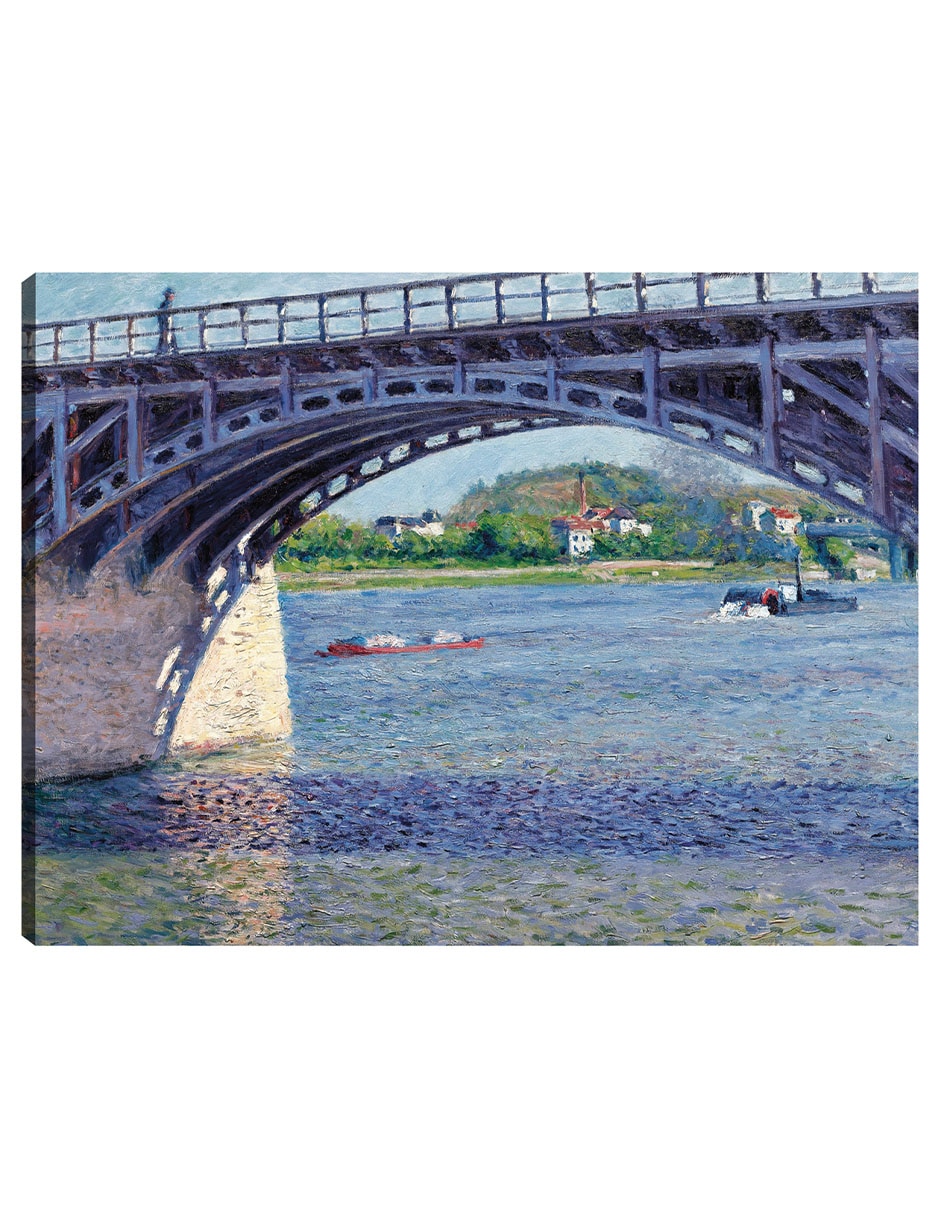 Cuadro decorativo El Puente Argenteuil Y El Sena (Hacia 1883) técnica mixta Puentes