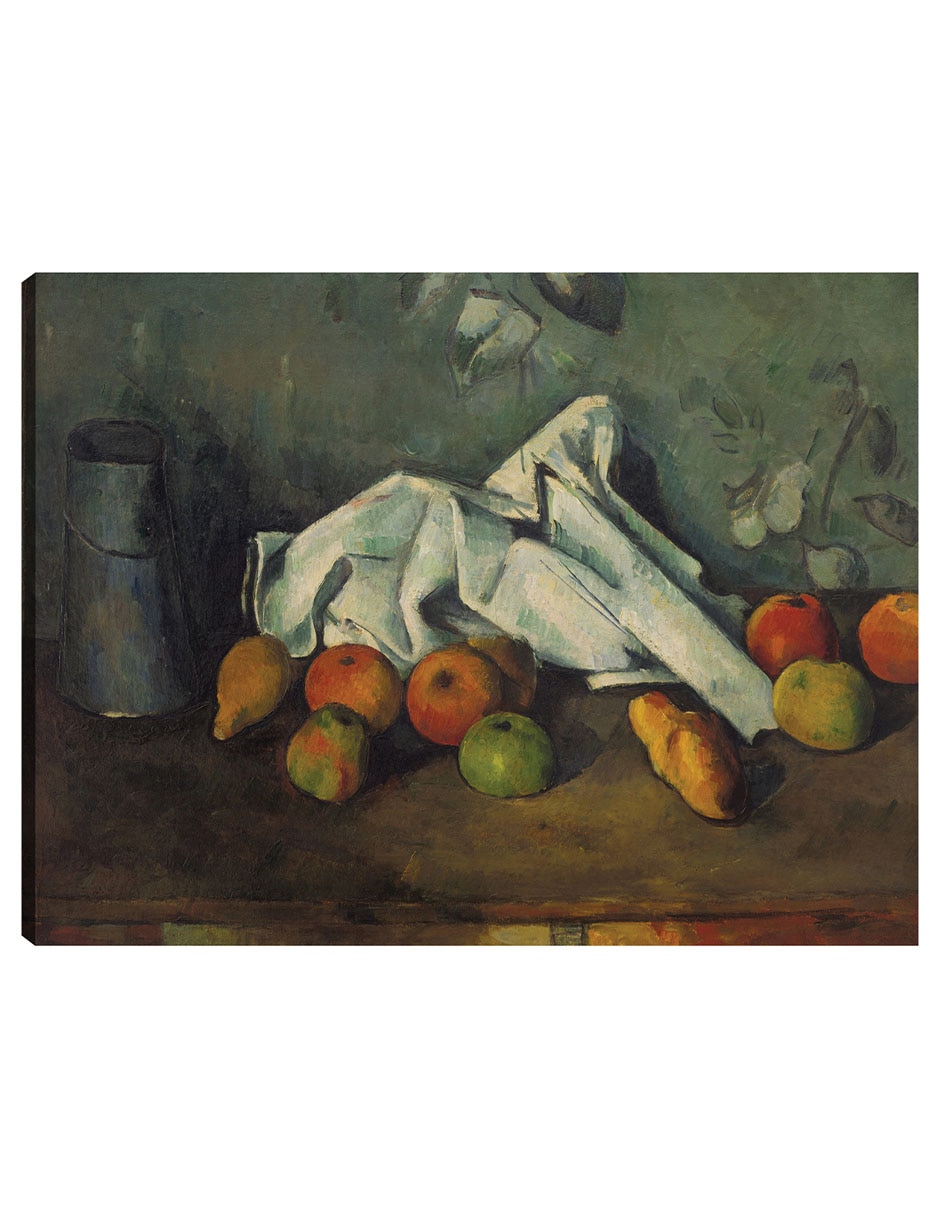 Cuadro decorativo Lata De Leche Y Manzanas (De 1879 A 1880) técnica mixta Cuadro decorativo Lata De Leche Y Manzanas (De 1879 A 1880) técnica mixta