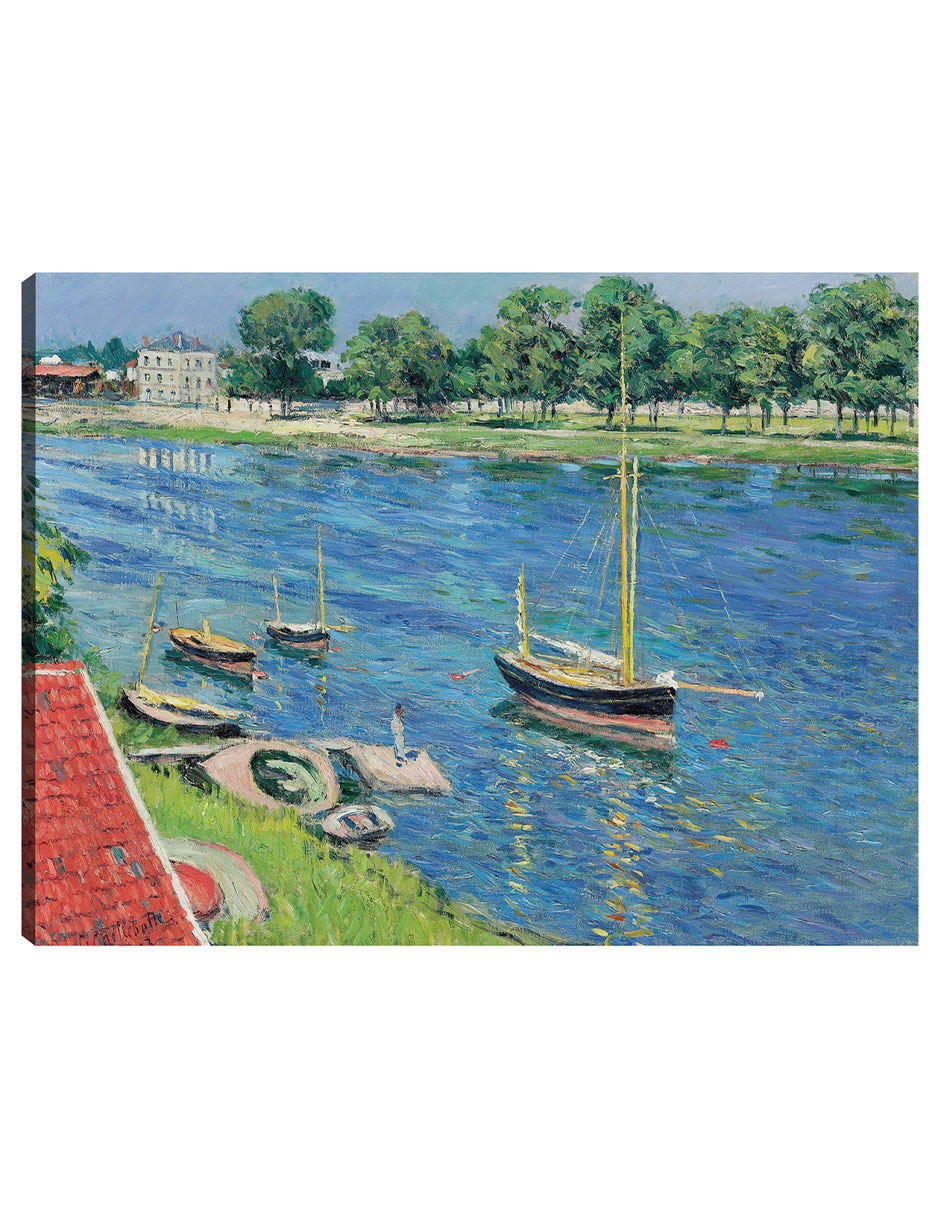 Cuadro decorativo La Sena En Argenteuil, Bateaux Au Mouillage (1883) técnica mixta Ríos Cuadro decorativo La Sena En Argenteuil, Bateaux Au Mouillage (1883) técnica mixta Ríos
