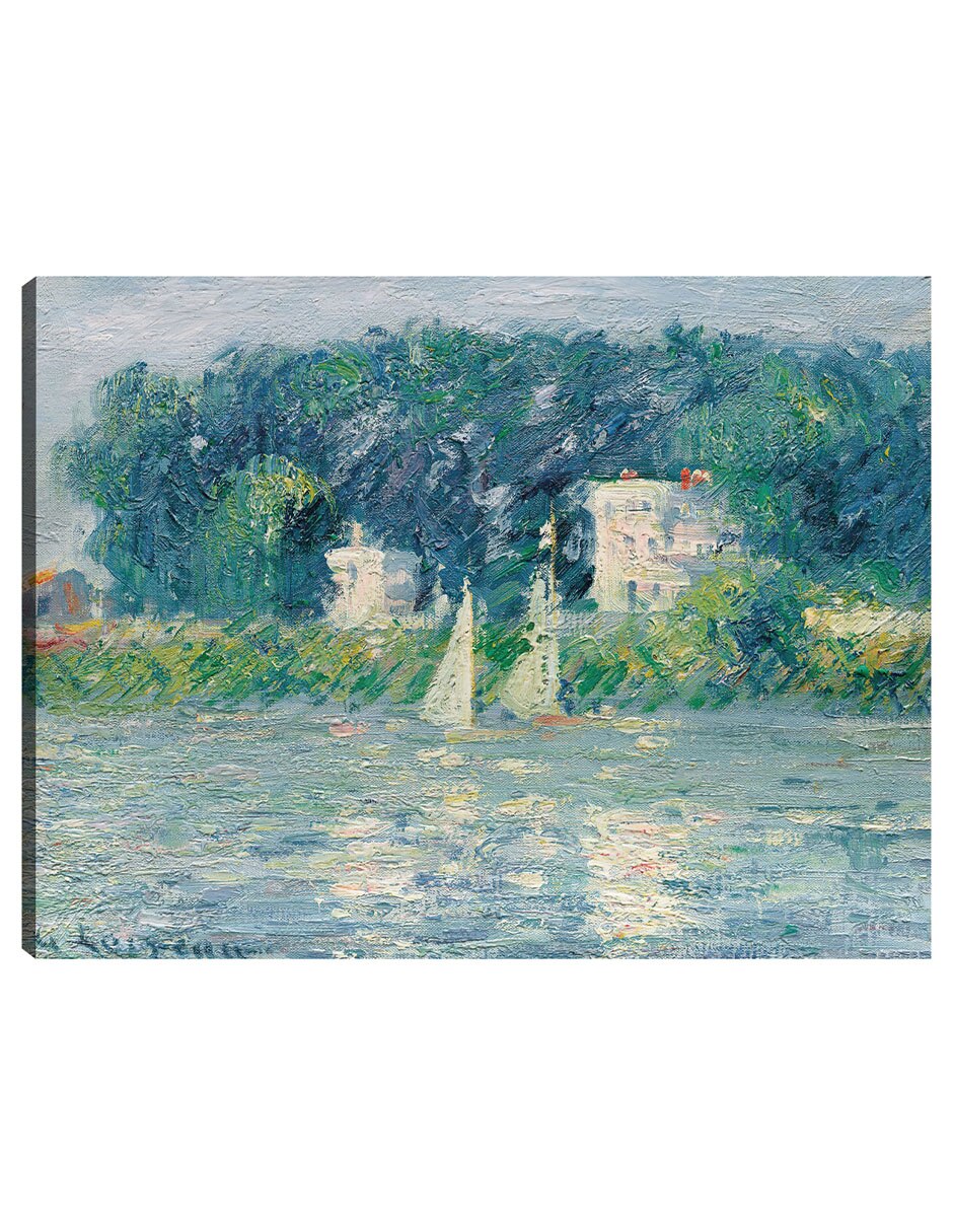 Cuadro decorativo Veleros En El Oise técnica mixta Lagos Cuadro decorativo Veleros En El Oise técnica mixta Lagos