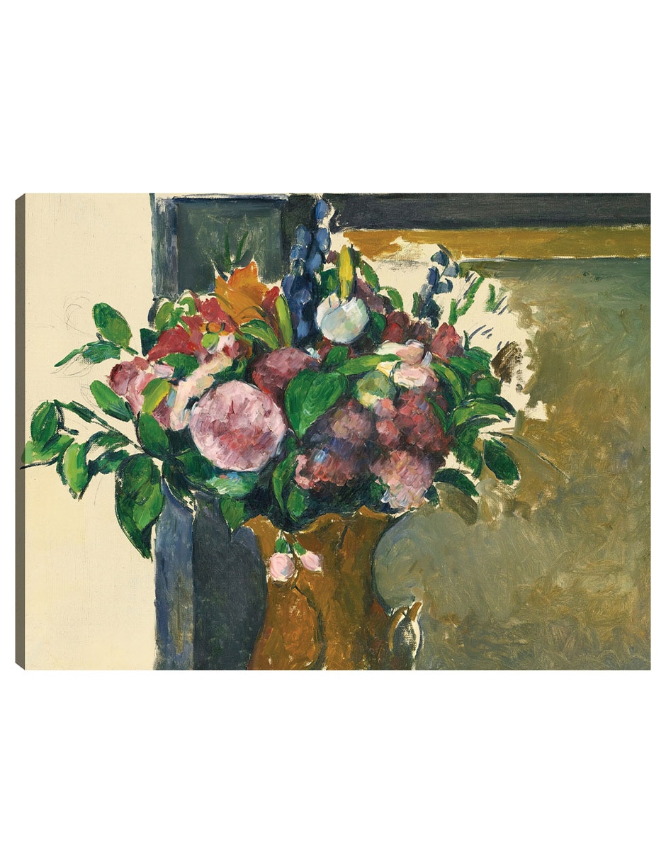 Cuadro decorativo Arte Mural Flores En Un Jarrón Rojo (Hacia 1880-81) técnica mixta Floreros Cuadro decorativo Arte Mural Flores En Un Jarrón Rojo (Hacia 1880-81) técnica mixta Floreros