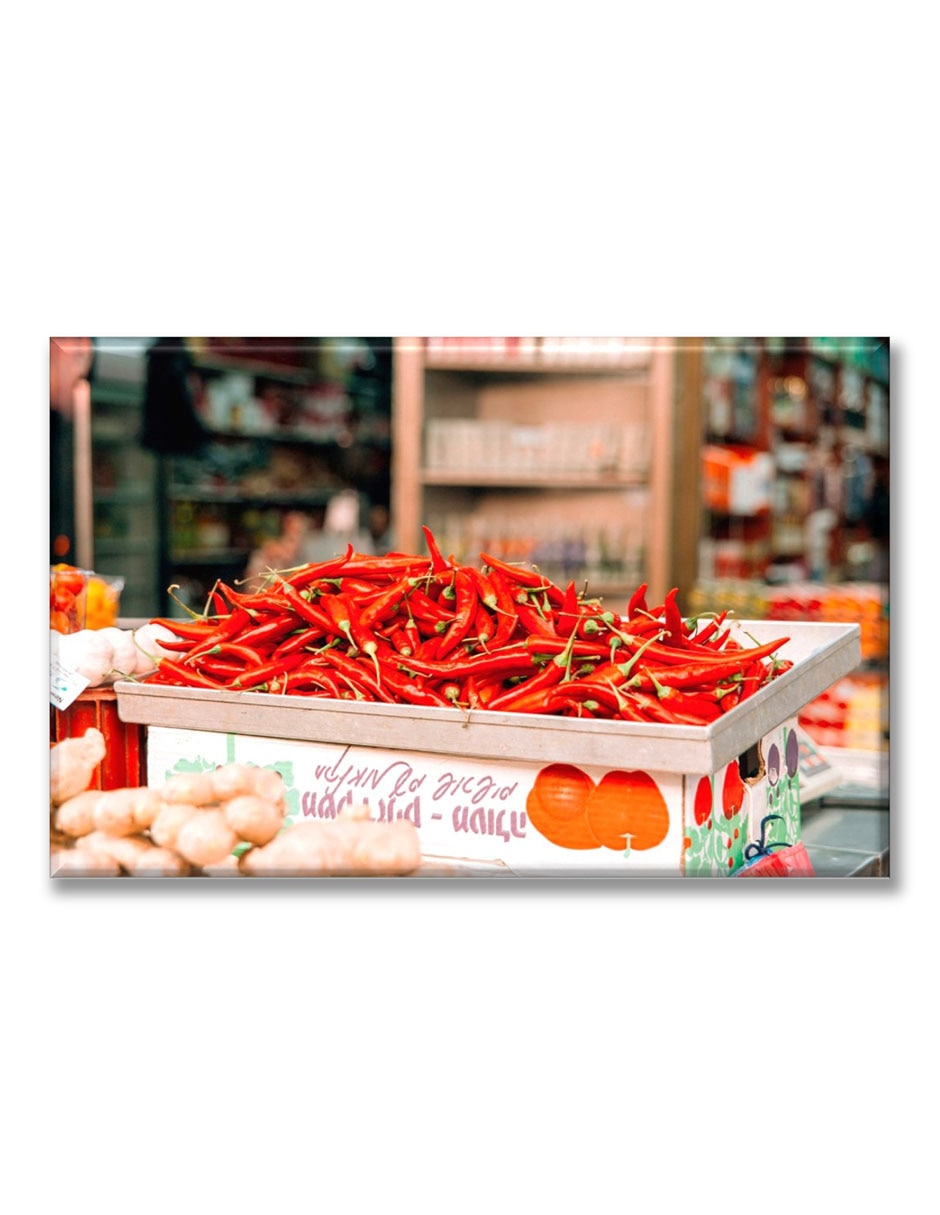 Cuadro decorativo Industria Grafica Ciento 23 Chiles rojos