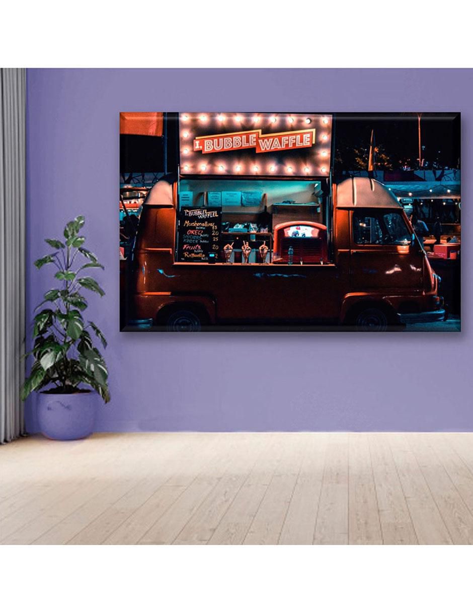 Cuadro decorativo Industria Grafica Ciento 23 Pixtreats food truck waffles