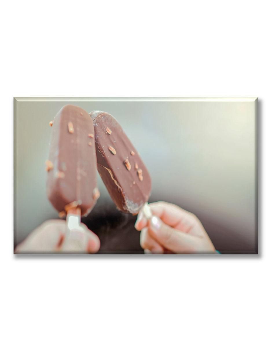 Cuadro decorativo Industria Grafica Ciento 23 Pixtreats paletas de chocolate