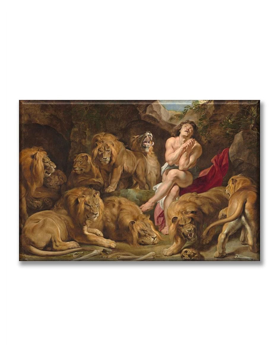 Cuadro decorativo Industria Grafica Ciento 23 Daniel en el foso de los leones by Pedro Pablo Rubens