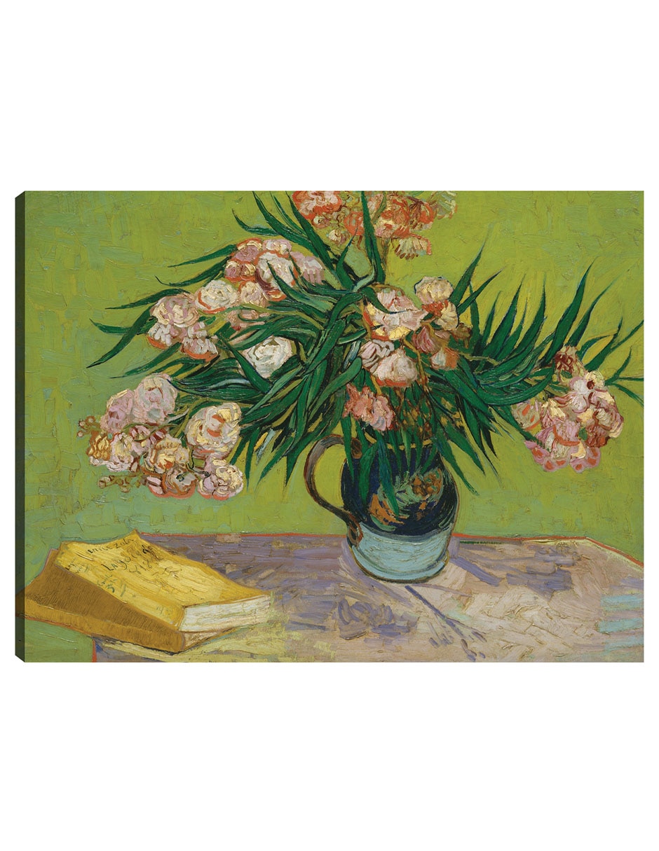 Cuadro decorativo Adelfas (1888) técnica mixta Floreros