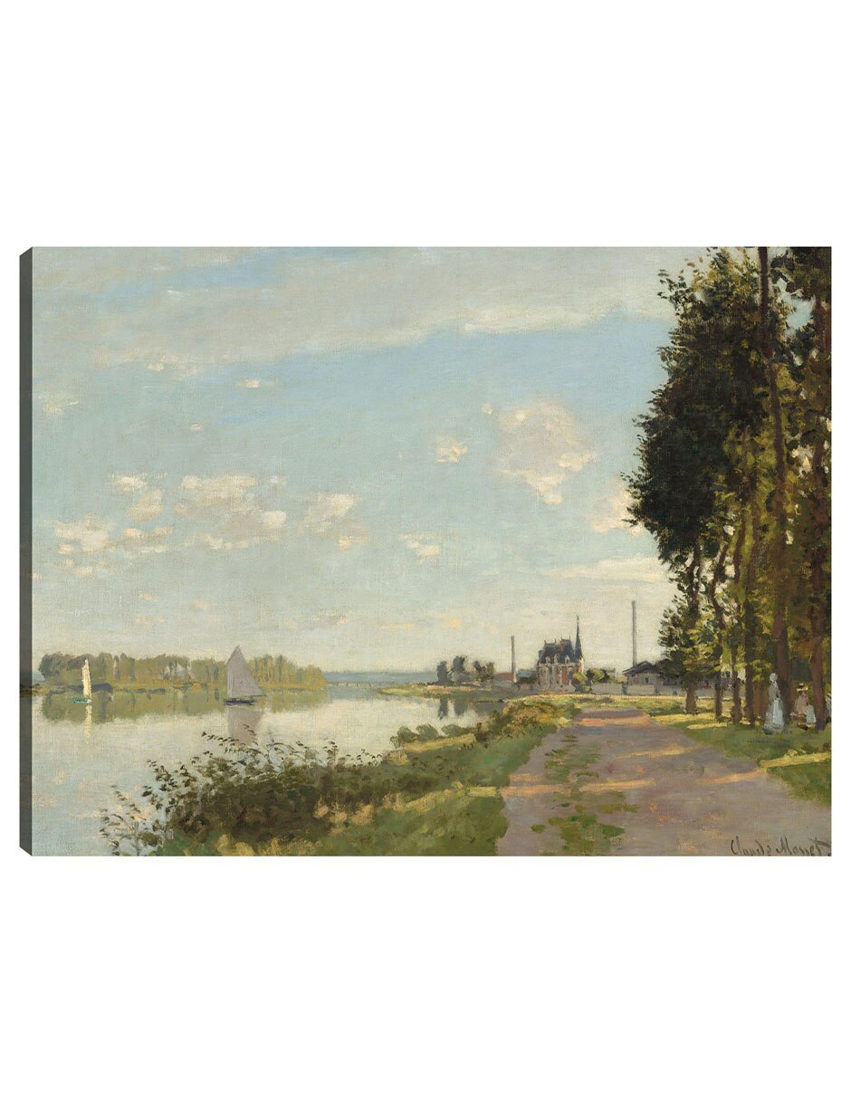 Cuadro decorativo Argenteuil técnica mixta Ríos