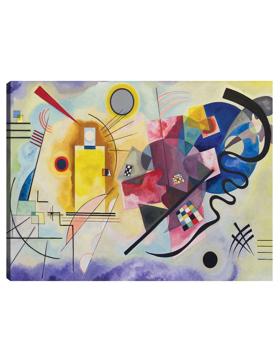 Cuadro decorativo Gelb - Rot - Blau (Amarillo-Rojo-Azul), 1925 técnica mixta Colores Cuadro decorativo Gelb - Rot - Blau (Amarillo-Rojo-Azul), 1925 técnica mixta Colores