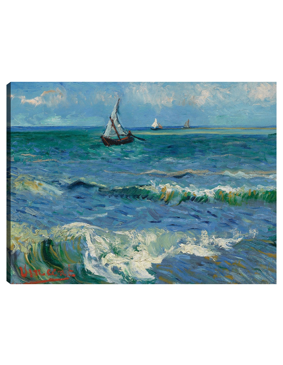 Cuadro decorativo Paisaje Marino Cerca De Les Saintes Maries De La Mer técnica mixta Navegación Cuadro decorativo Paisaje Marino Cerca De Les Saintes Maries De La Mer técnica mixta Navegación
