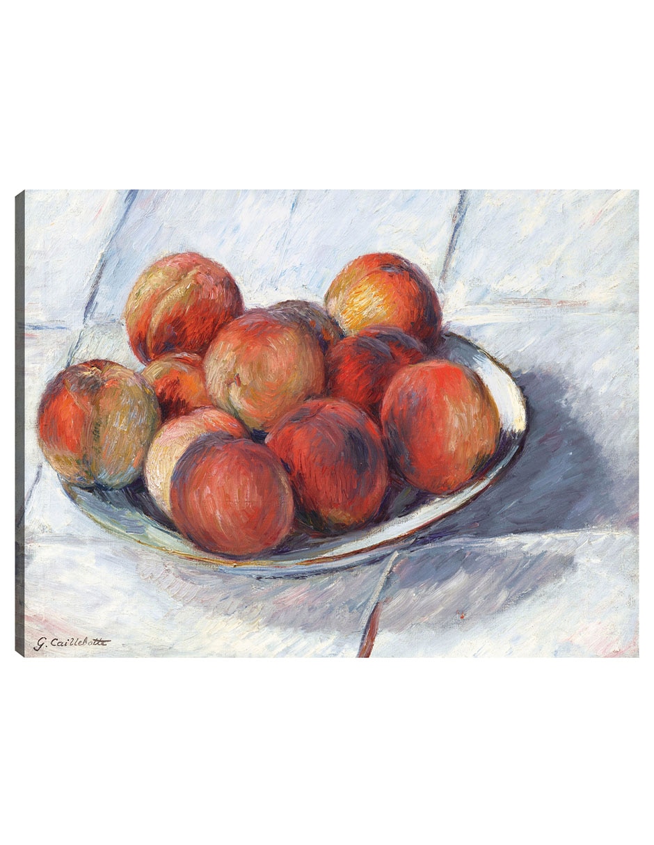 Cuadro decorativo El Plato De Duraznos (Hacia 1882) técnica mixta Cuadro decorativo El Plato De Duraznos (Hacia 1882) técnica mixta