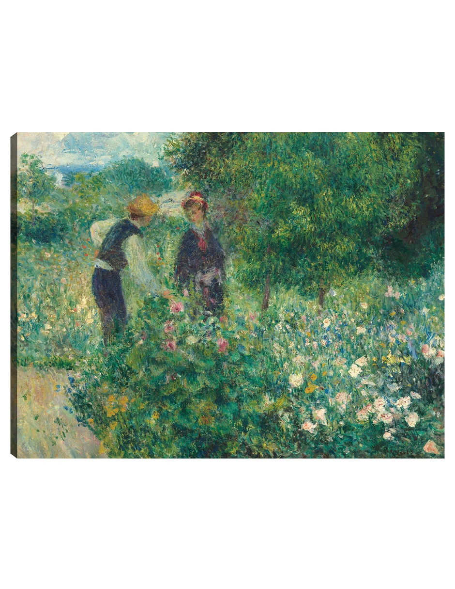 Cuadro decorativo Recogiendo Flores técnica mixta Campos Cuadro decorativo Recogiendo Flores técnica mixta Campos
