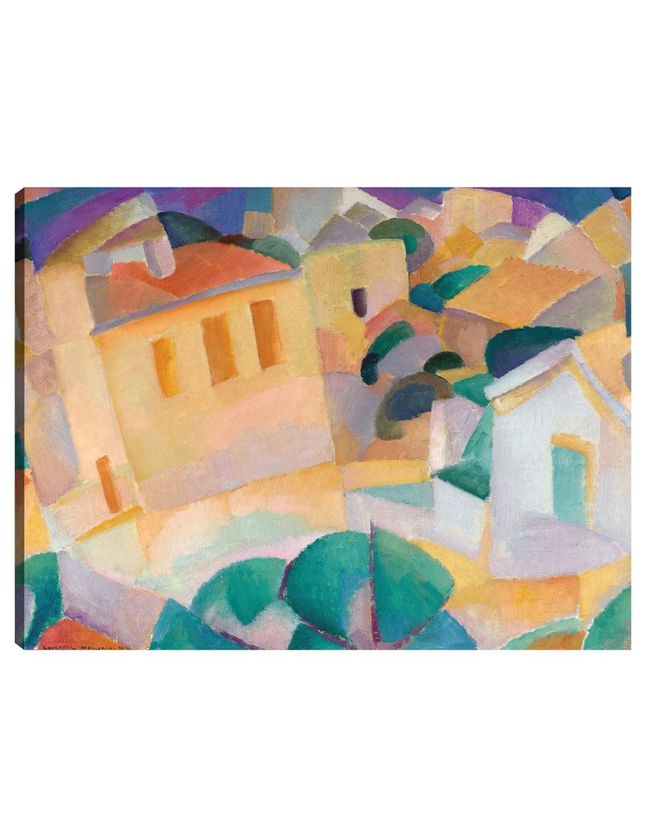 Cuadro decorativo Mallorca, Terreno (1914) técnica mixta Formas