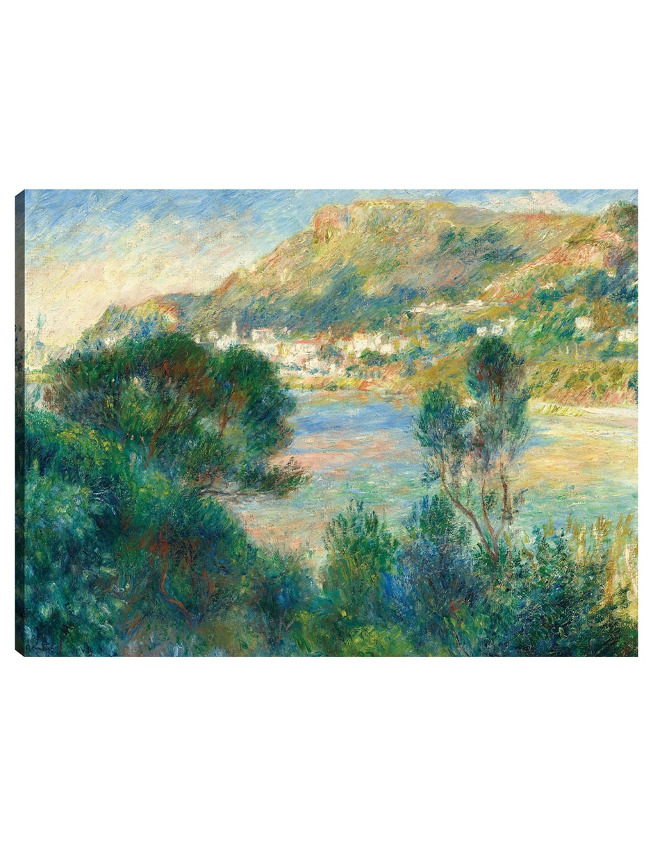 Cuadro decorativo Vista De Montecarlo Desde Cap Martin técnica mixta Ríos