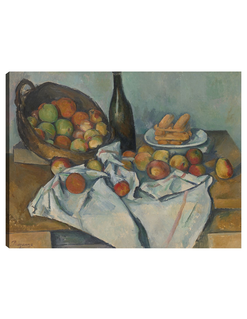 Cuadro decorativo La Canasta De Manzanas técnica mixta Cuadro decorativo La Canasta De Manzanas técnica mixta