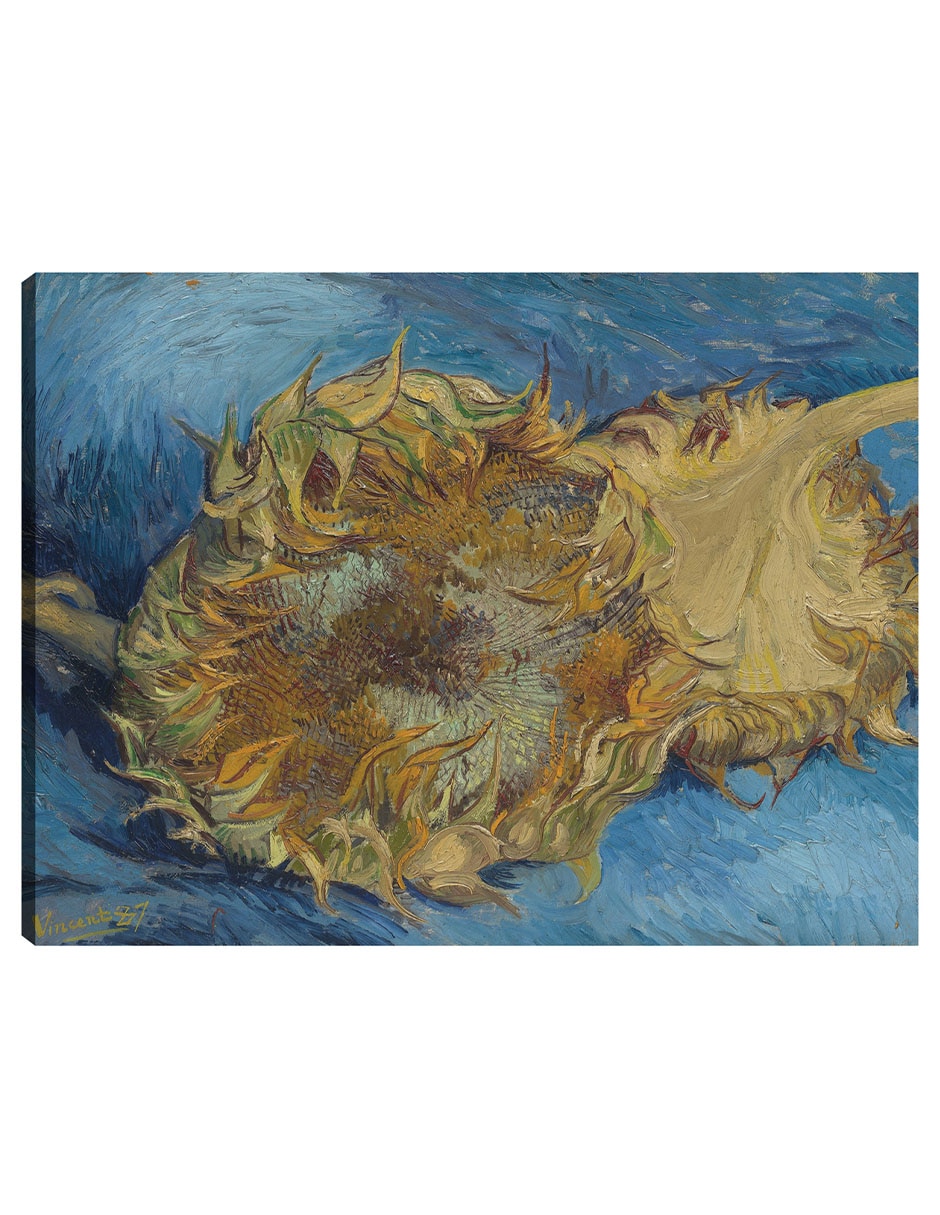 Cuadro decorativo Girasoles (1887) técnica mixta