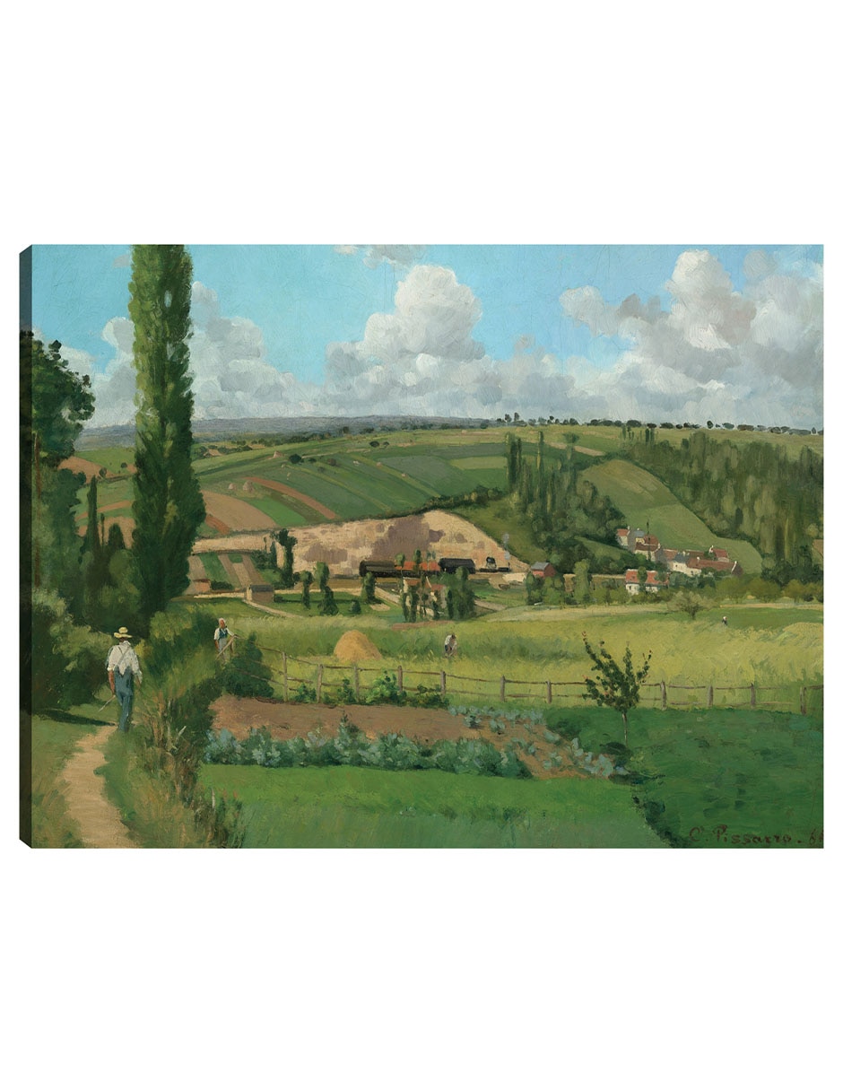Cuadro decorativo Paisaje En Les Patis, Pontoise técnica mixta Campos Cuadro decorativo Paisaje En Les Patis, Pontoise técnica mixta Campos