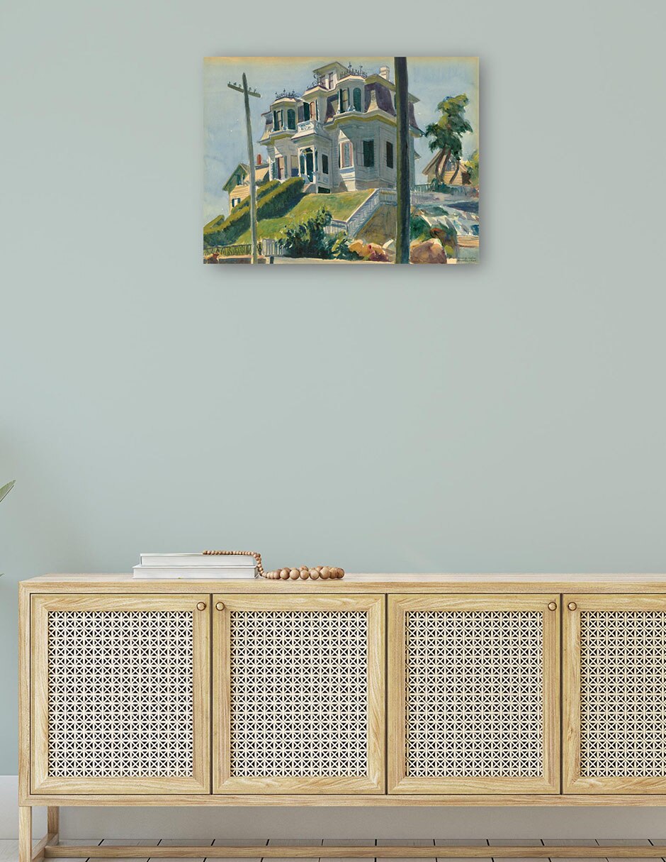 Cuadro decorativo La Casa De Haskel técnica mixta Edificios 4