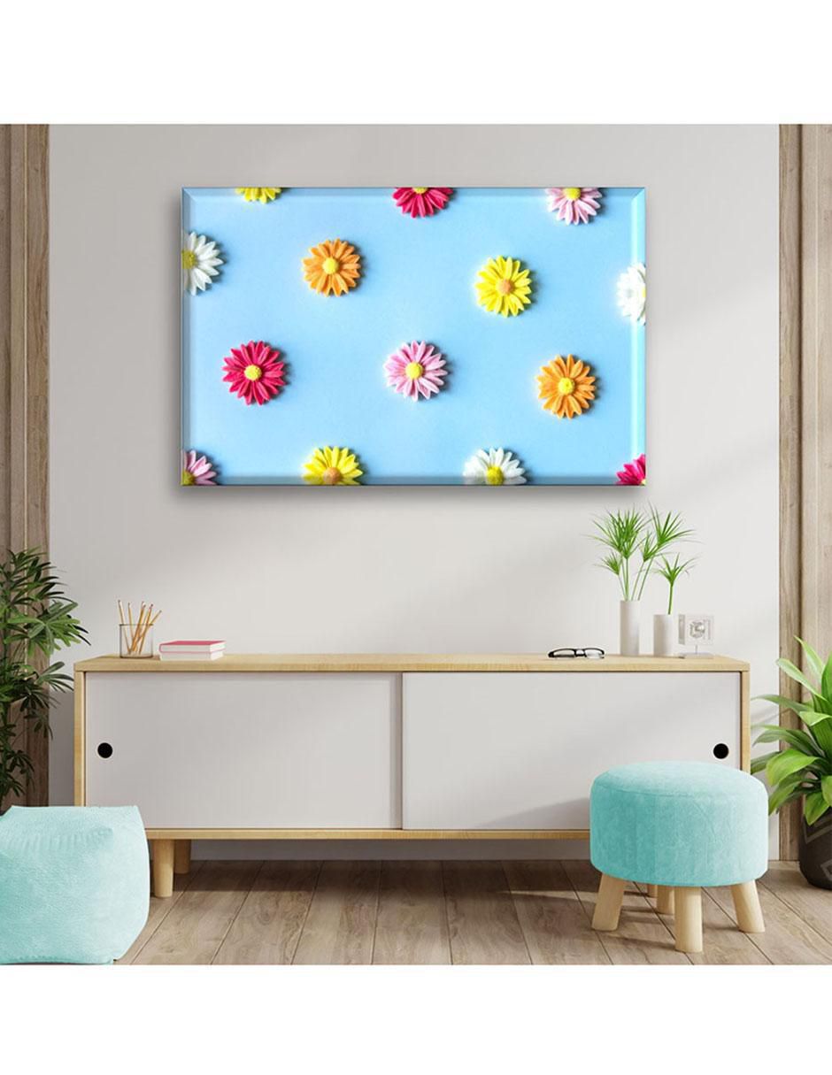 Cuadro decorativo Industria Grafica Ciento 23 Margaritas de colores