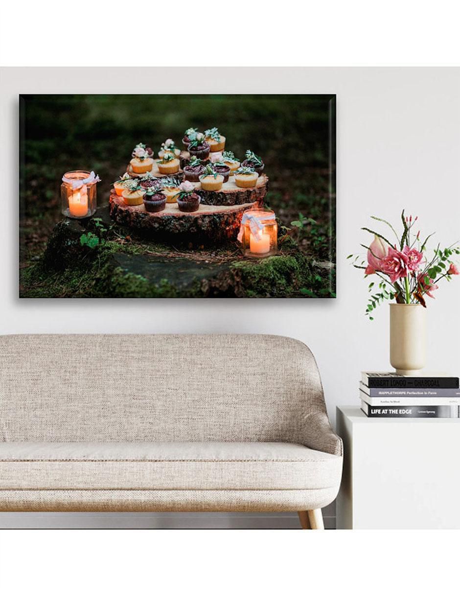 Cuadro decorativo Cupcakes en el bosque 5