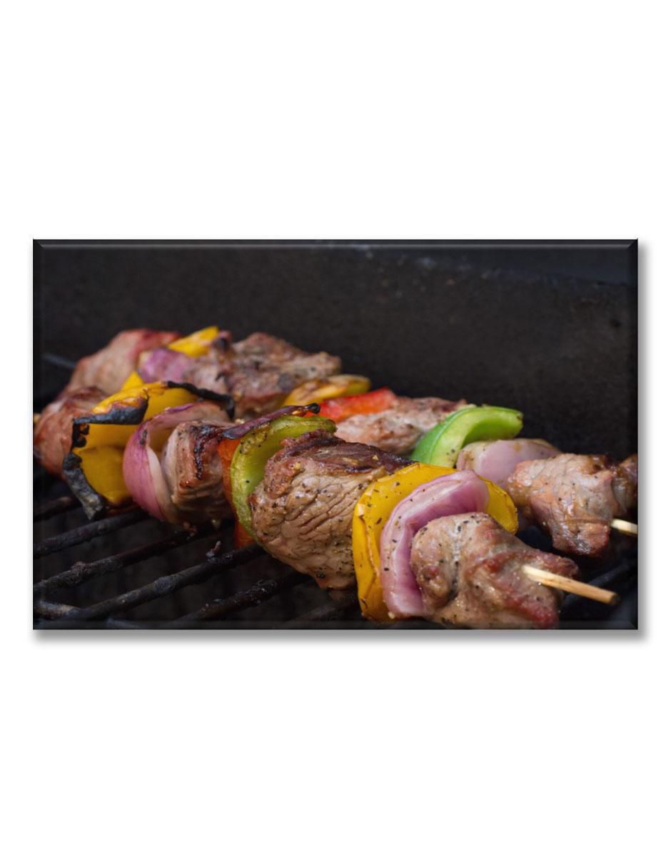 Cuadro decorativo Brocheta con carne 1